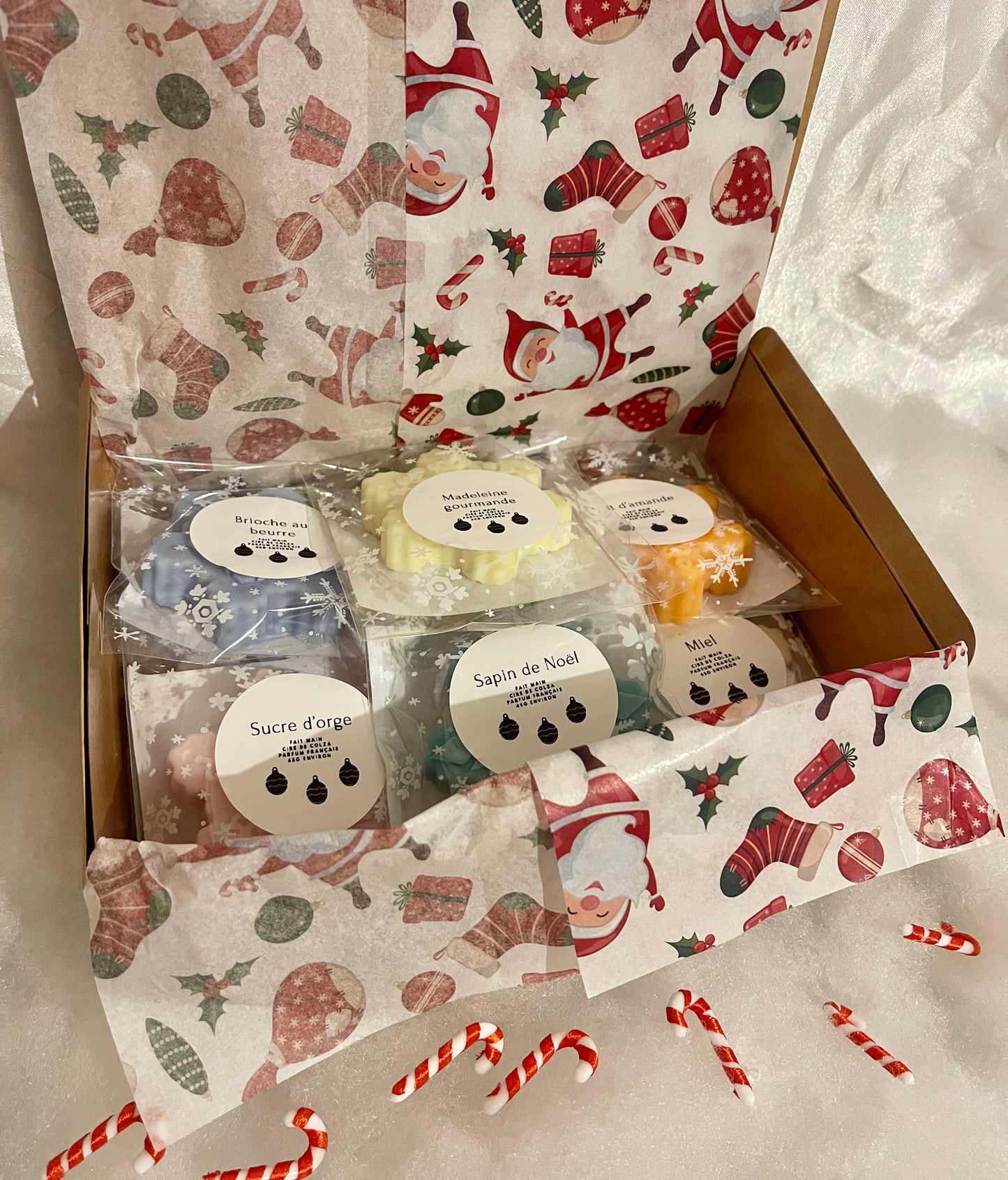 Box 8 fondants (bonhomme de neige)