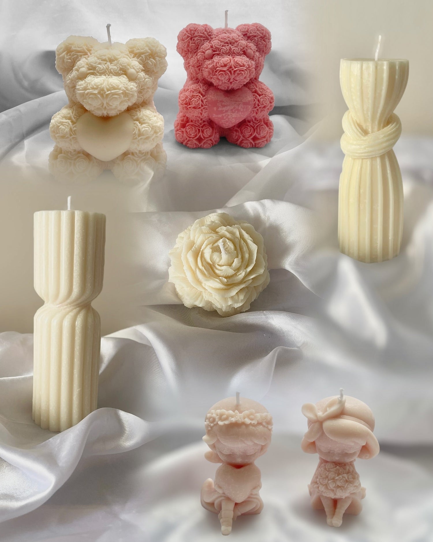 Nos bougies sculpturales