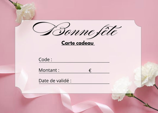 Carte cadeau Bonne fête