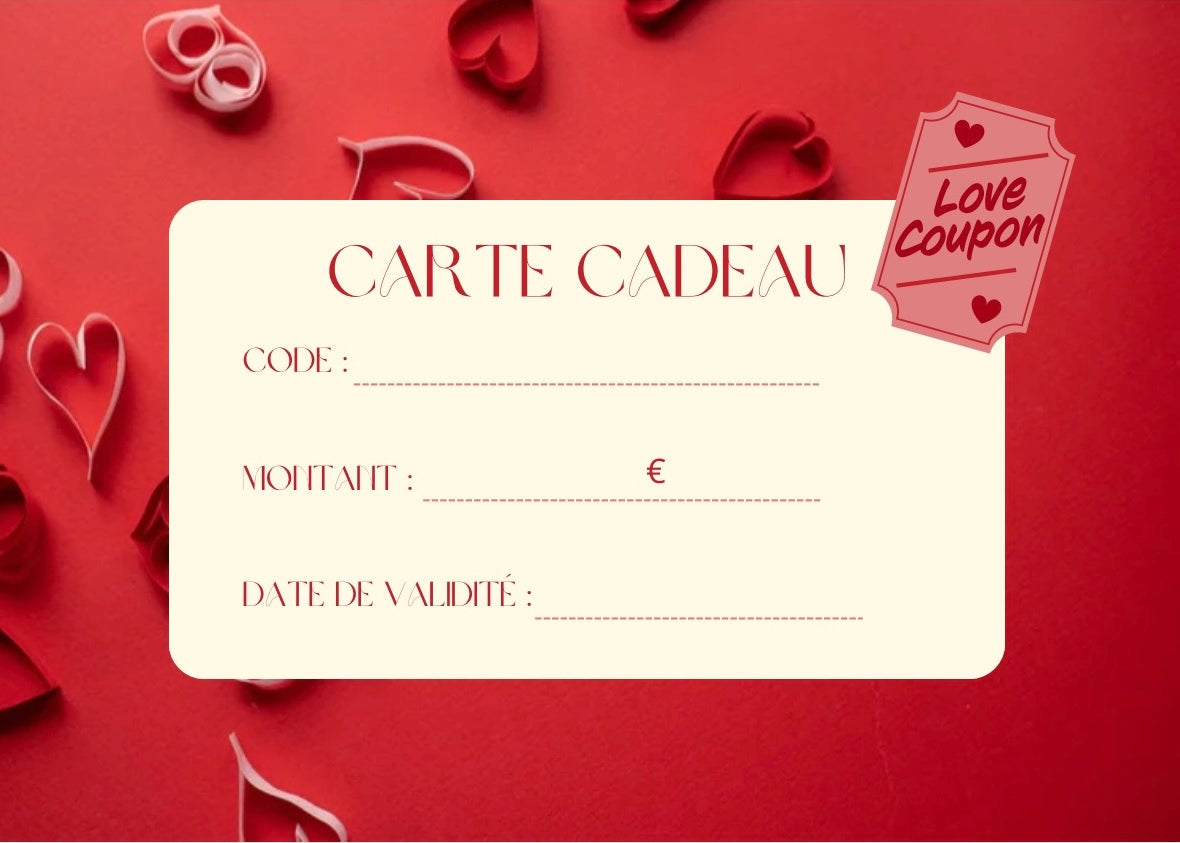 Carte cadeau Love
